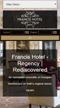 Mobile Screenshot of francishotel.com